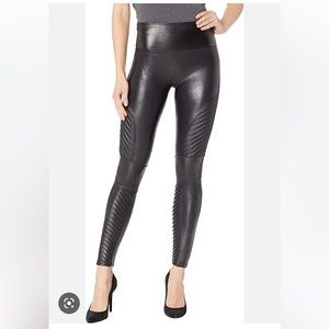 Spanx Faux Leather Moto Legging
